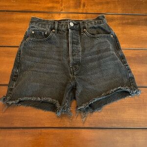 PacSun Charcoal Jean Shorts